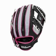 A200 Baseball 10" "Girl", White-Pink-Black, 10